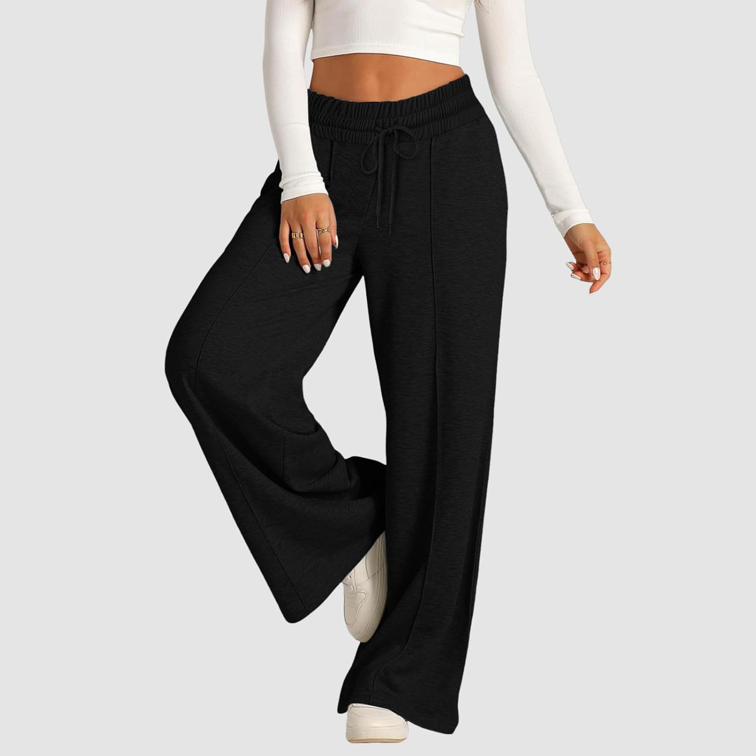 Sfascumop Wide Leg sweatpants Saharacolour