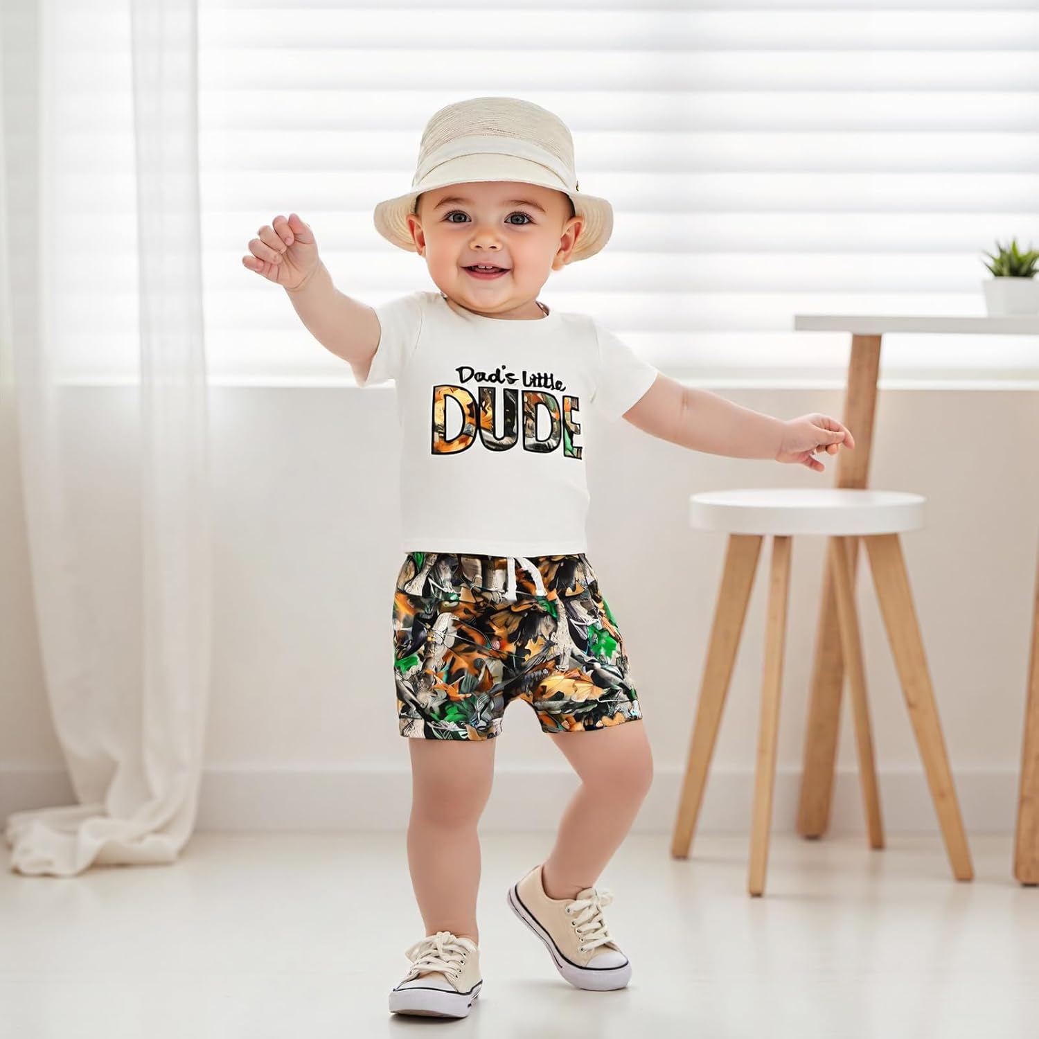 Sturdy Camo Set for Little hunters Gaono Toddler Baby Outfit