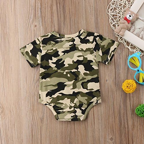 Adorable Toddler Letter Print Romper Set Boys Girls