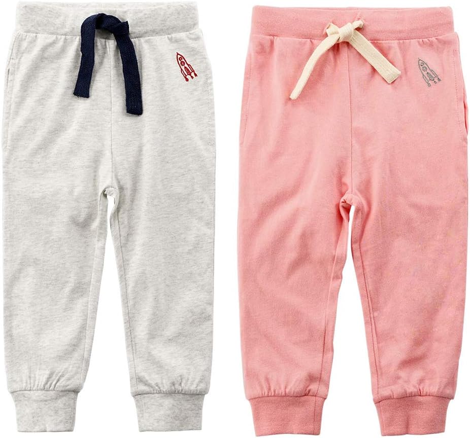 Teach Leanbh toddler cotton sweatpants with drawstring comfortable breathable