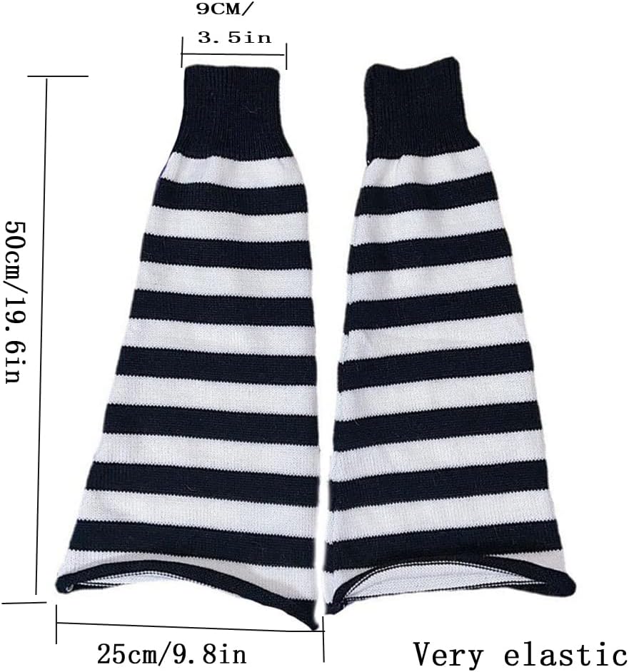 Crisp Striped Knit Socks