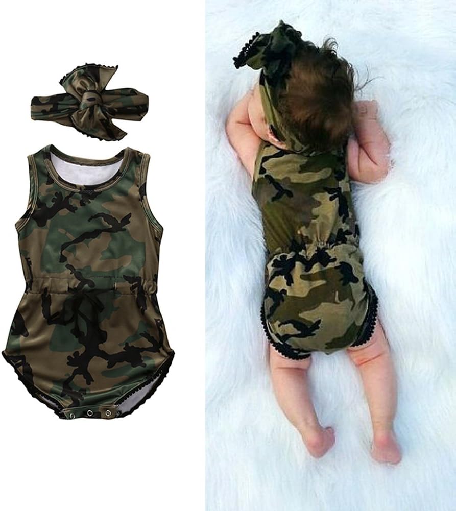 Camo Camo Romper for Babies