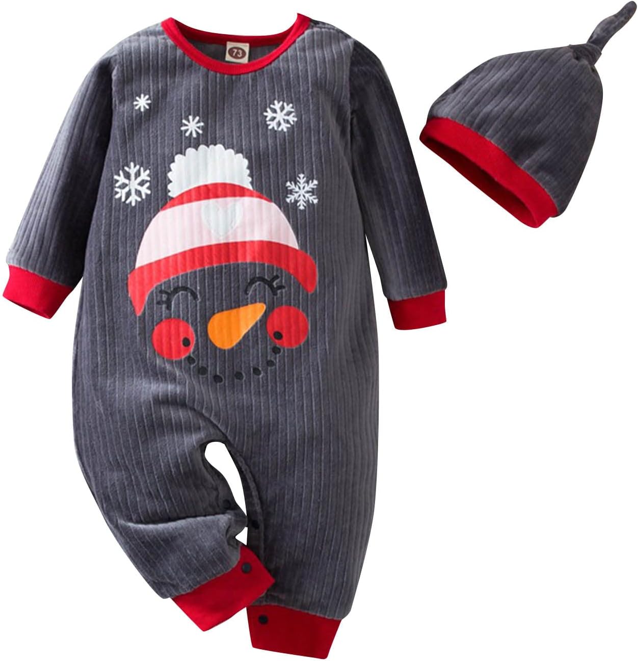picture with a Christmas Santa and Romper for acq bids