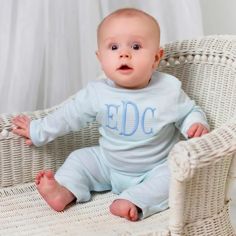 Personalized Baby Romper with Monogram