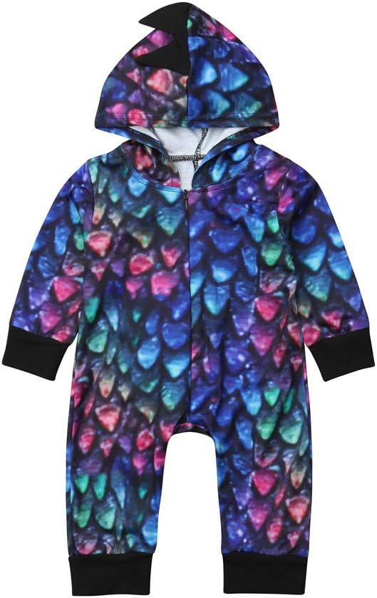 Cartoon Dragon Dinosaur Senior Baby Romper Journey