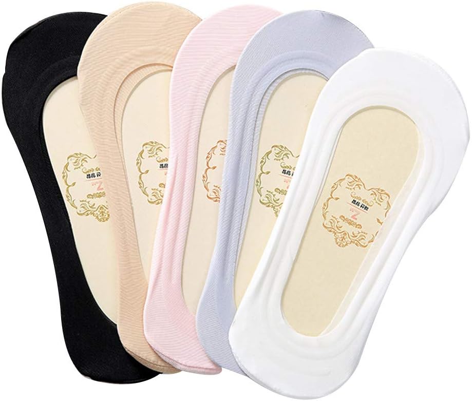Ultra-thin Slipper Socks for Women and Girls with Grippers