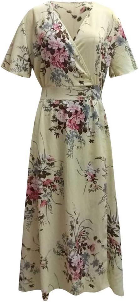 Sfascumop - 2025 Trendy Summer Boho Sundress for Women Beach Vacation check price