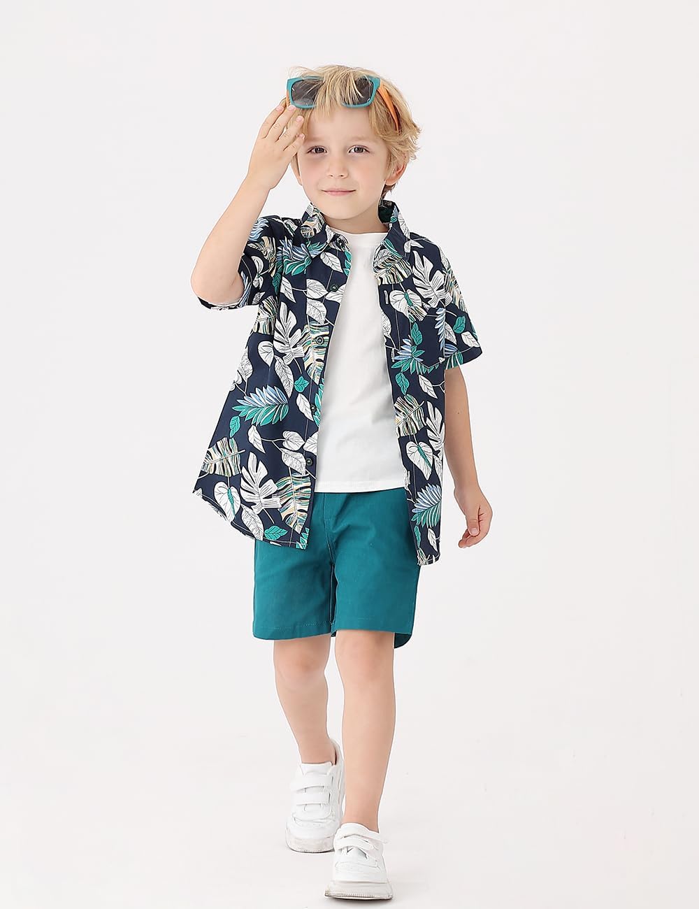 JunNeng 3Pcs HibiscusTSet for Toddlers Perfect for Beach adventures