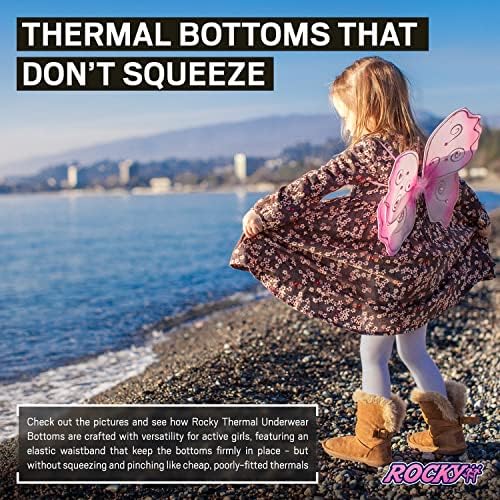 Rocky Girls Thermal Bottoms Long John Base Layer Underwear Pants