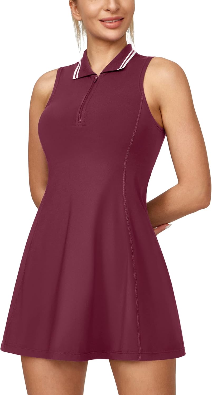 Ewedoos Golf Tennis Dress for Women with Shorts and Bra 1