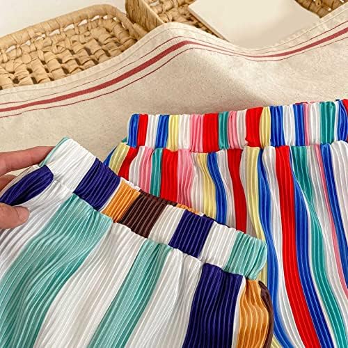 Striped Print Boys Girls Fashion sweatpants for Toddler Summer