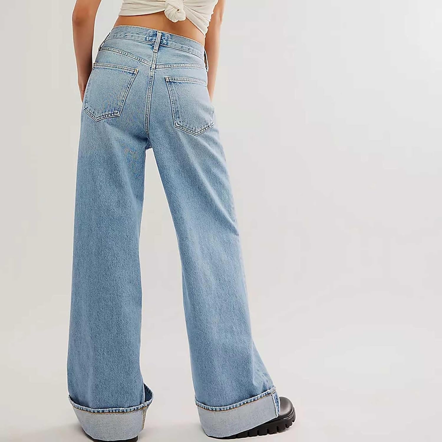 Vintage Wide Leg Barrel Jeans