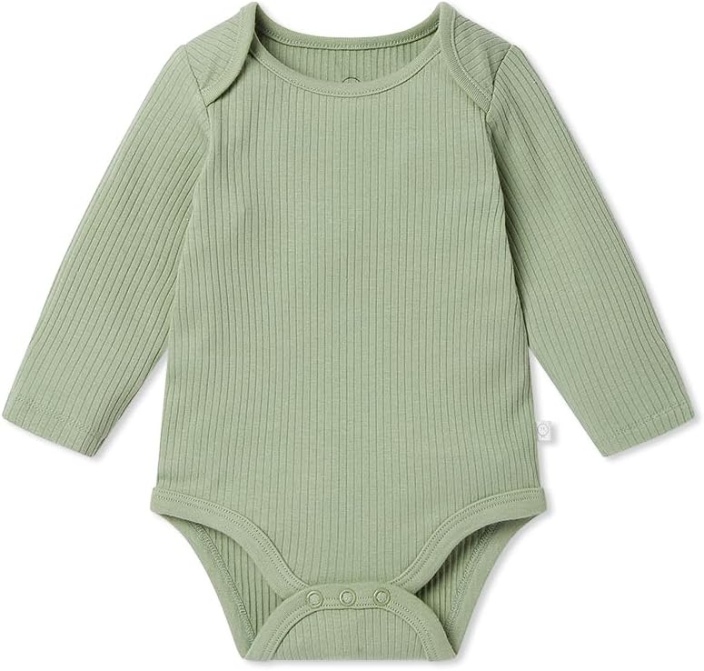 MORI Baby Unisex Long Sleeve Bodysuit - Soft and Comfortable