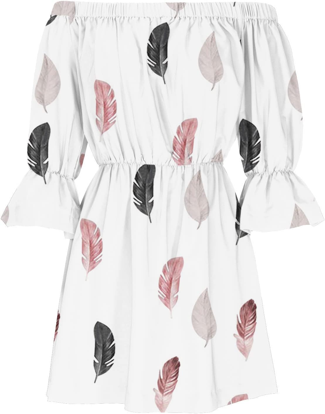 Vibrant and Bohemian Womens Summer Casual Dress - Perfect for Beach and Beyond