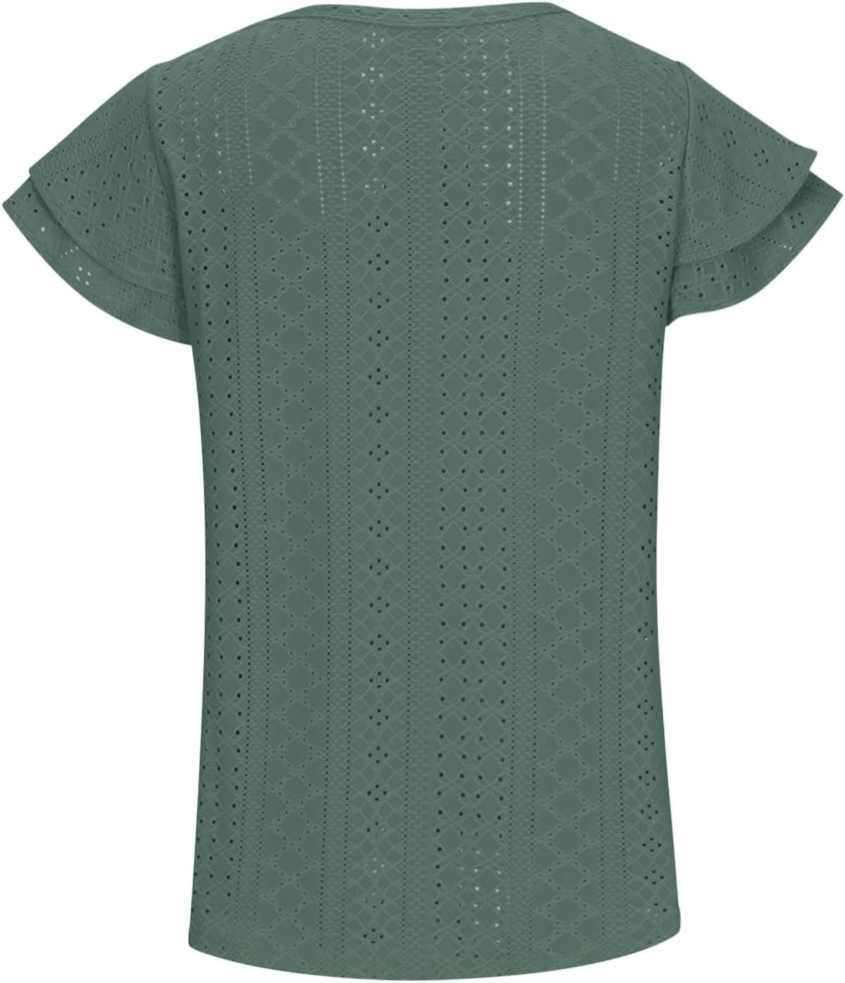 Womens Summer Lace-Short Sleeve Shirts for 2025