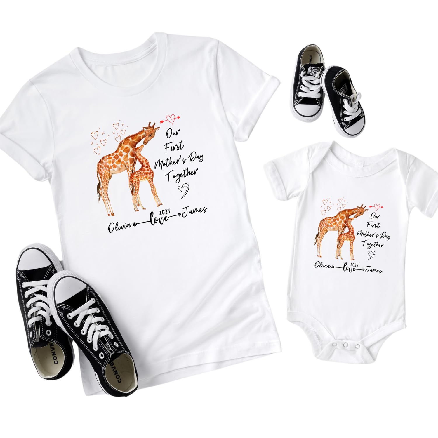 First Mothers Day Mommy and Me Onesie