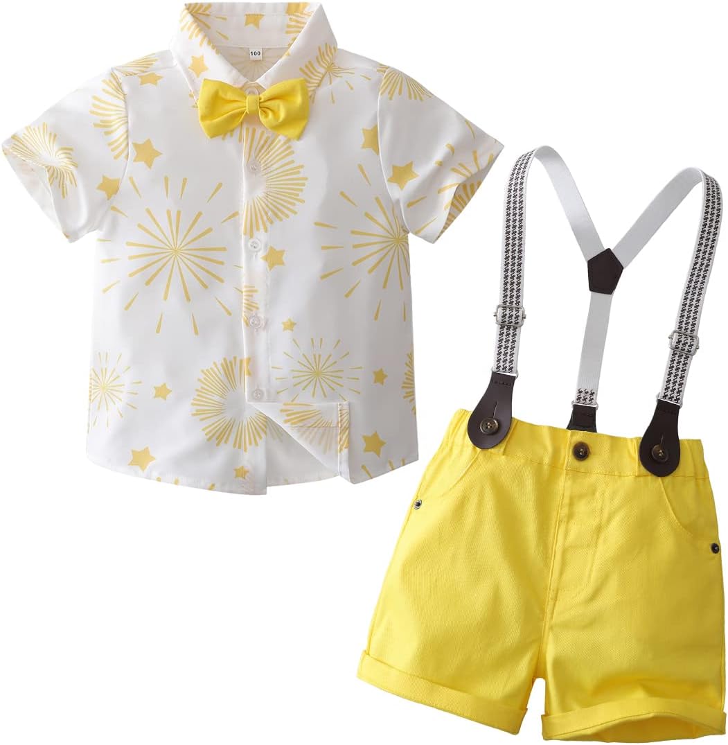 Tiepant Boys Fireworks Printed Summer Shorts
