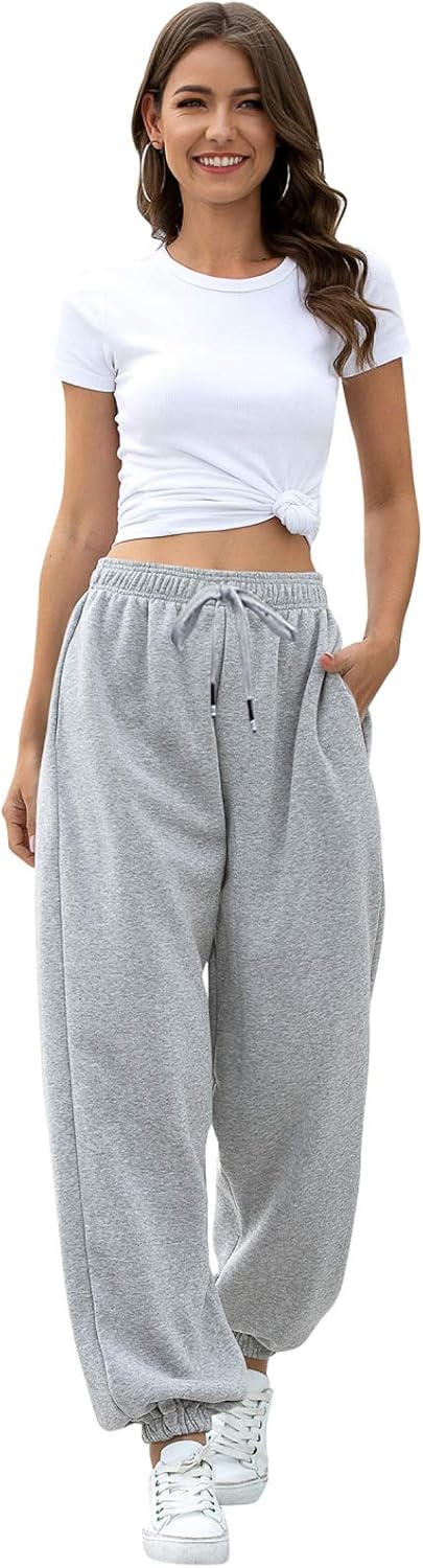 Kyerivs Womens Cinch Bottom Sweatpants