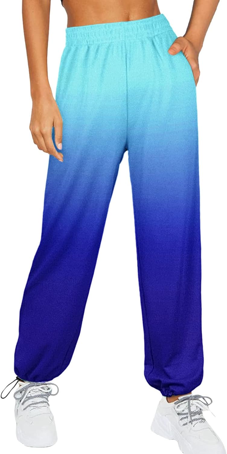 SDBRLD Womens High Waist Petite Sweatpants
