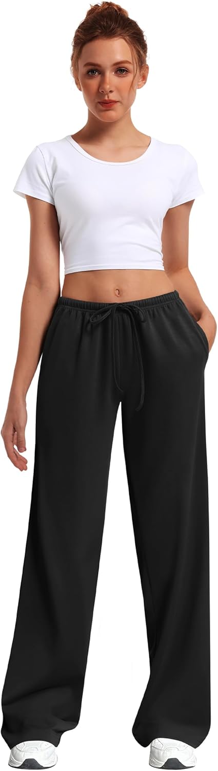 HeSaYep Trendy Womens Wide Leg sweatpants