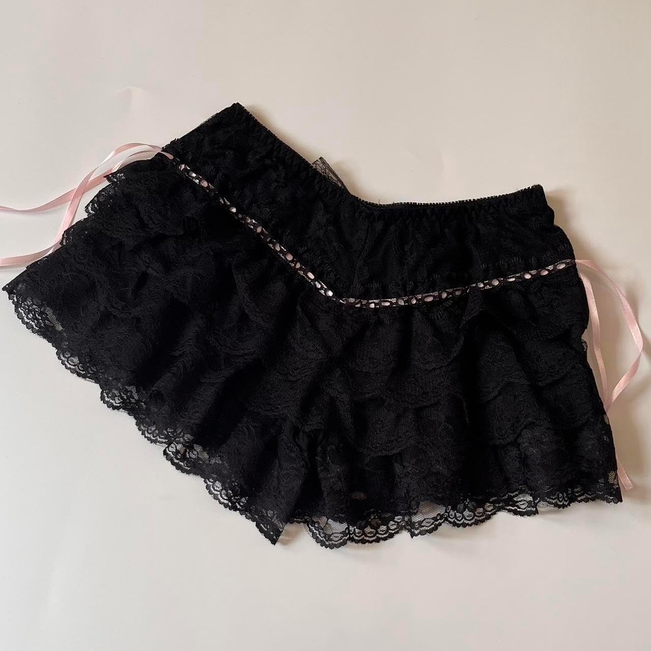 KMBANGI Womens Lolita Ruffle Bloomers