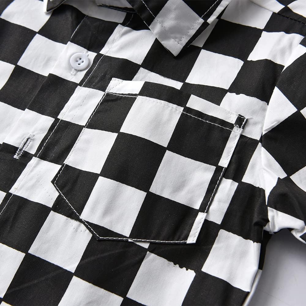 Tem Doger Baby Boys Plaid Outfit 3-Piece Set