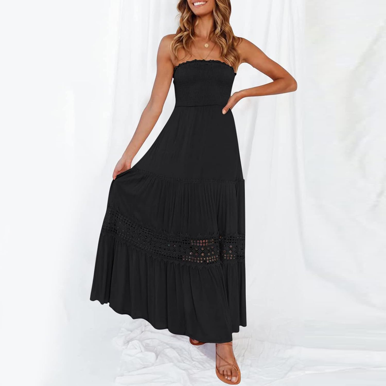 Summer dresses for women 2025 Boho Resort beach wear
