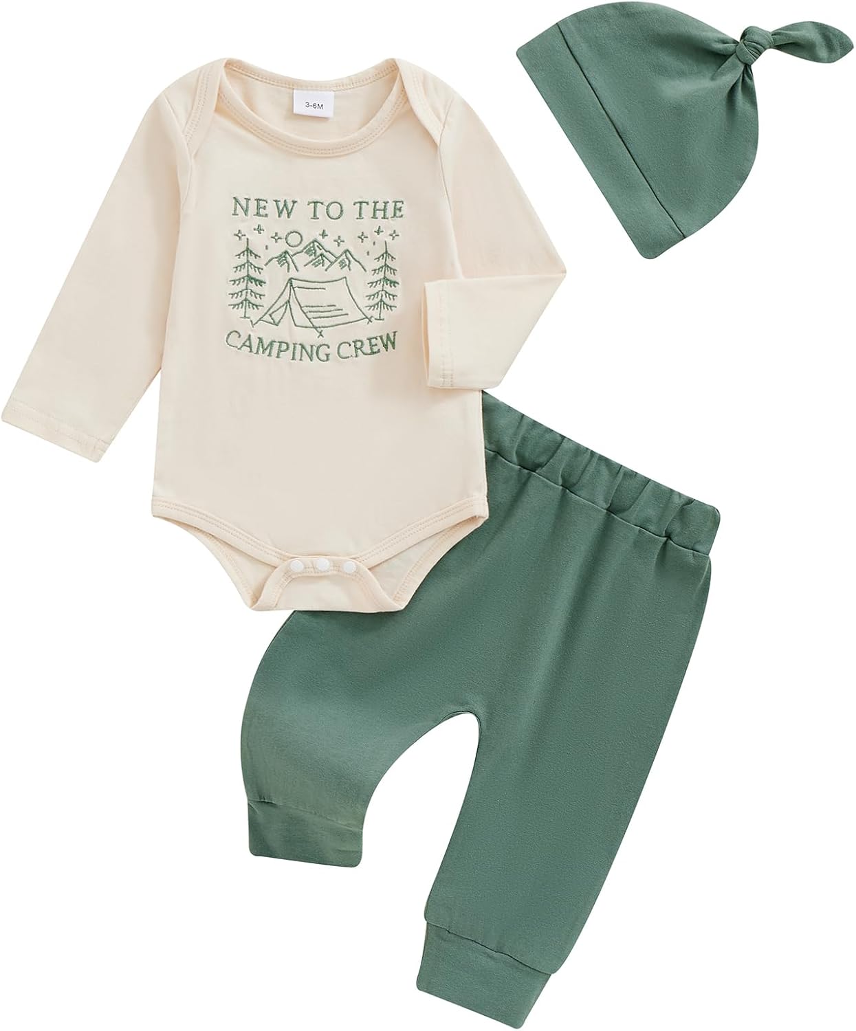 Perfect Fall Outfit for Newborns SocutebabeObj178 Romper Pants Hat Set