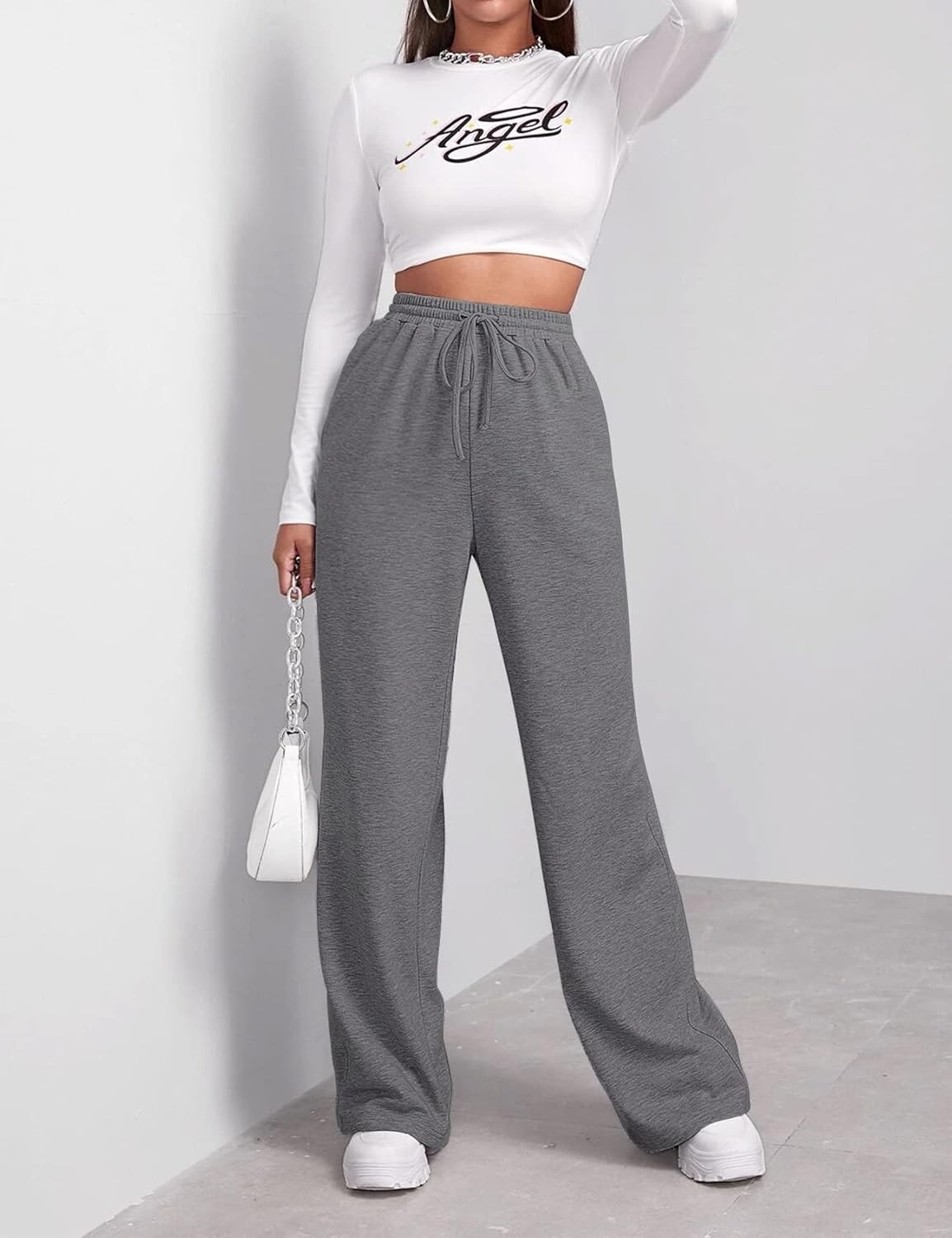 FACDIBY Wide Leg Sweatpants for Women