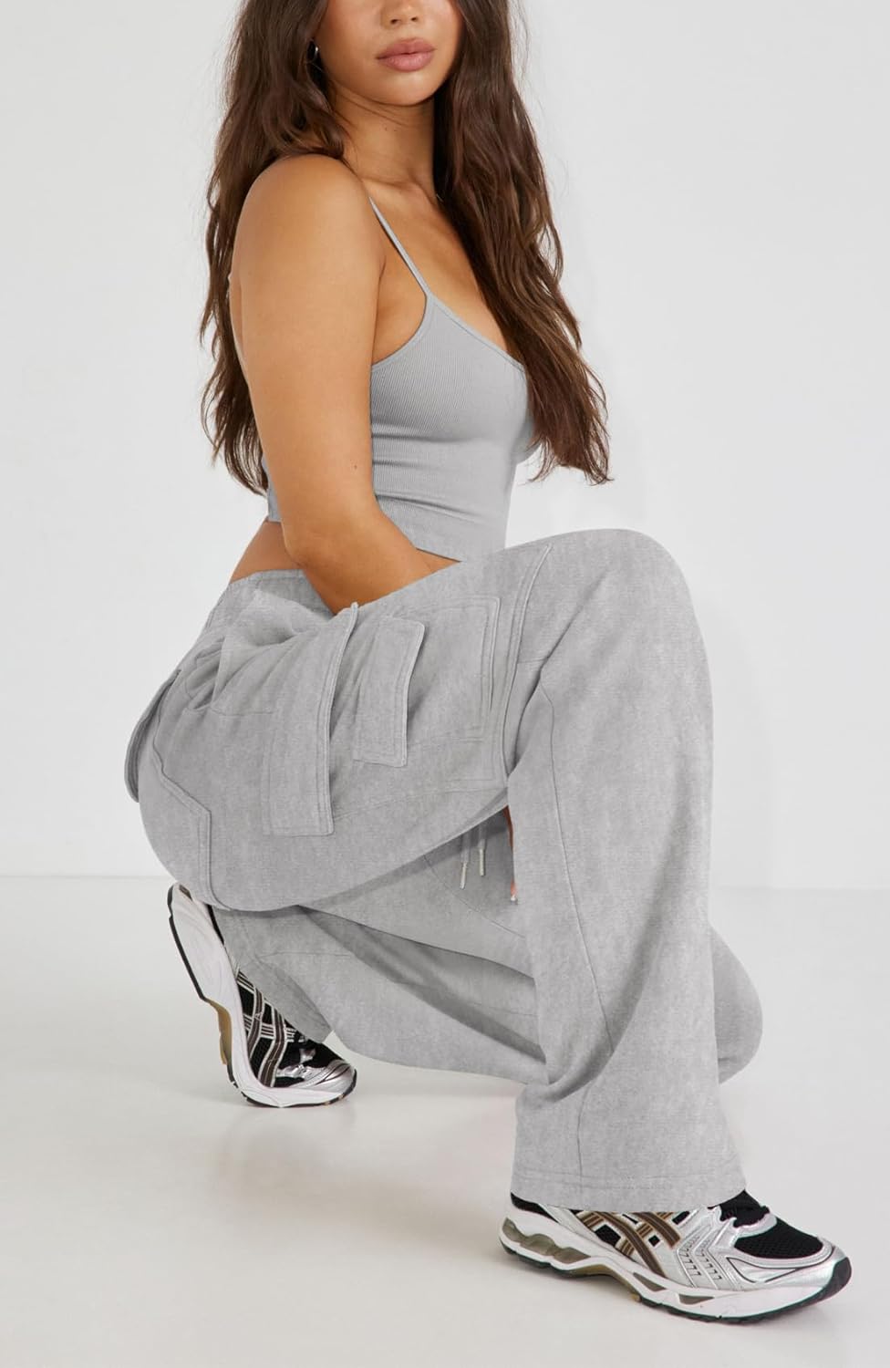 High-Waisted Cargo Joggers for Women