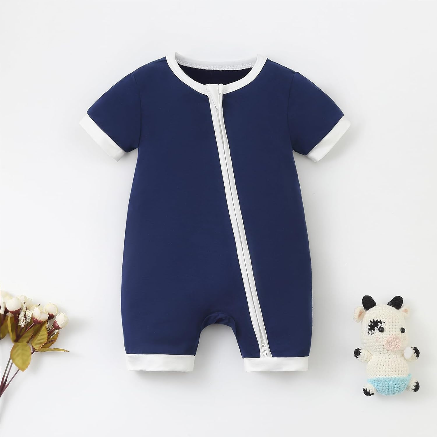 JunNeng Bamboo Romper for Newborn Boys
