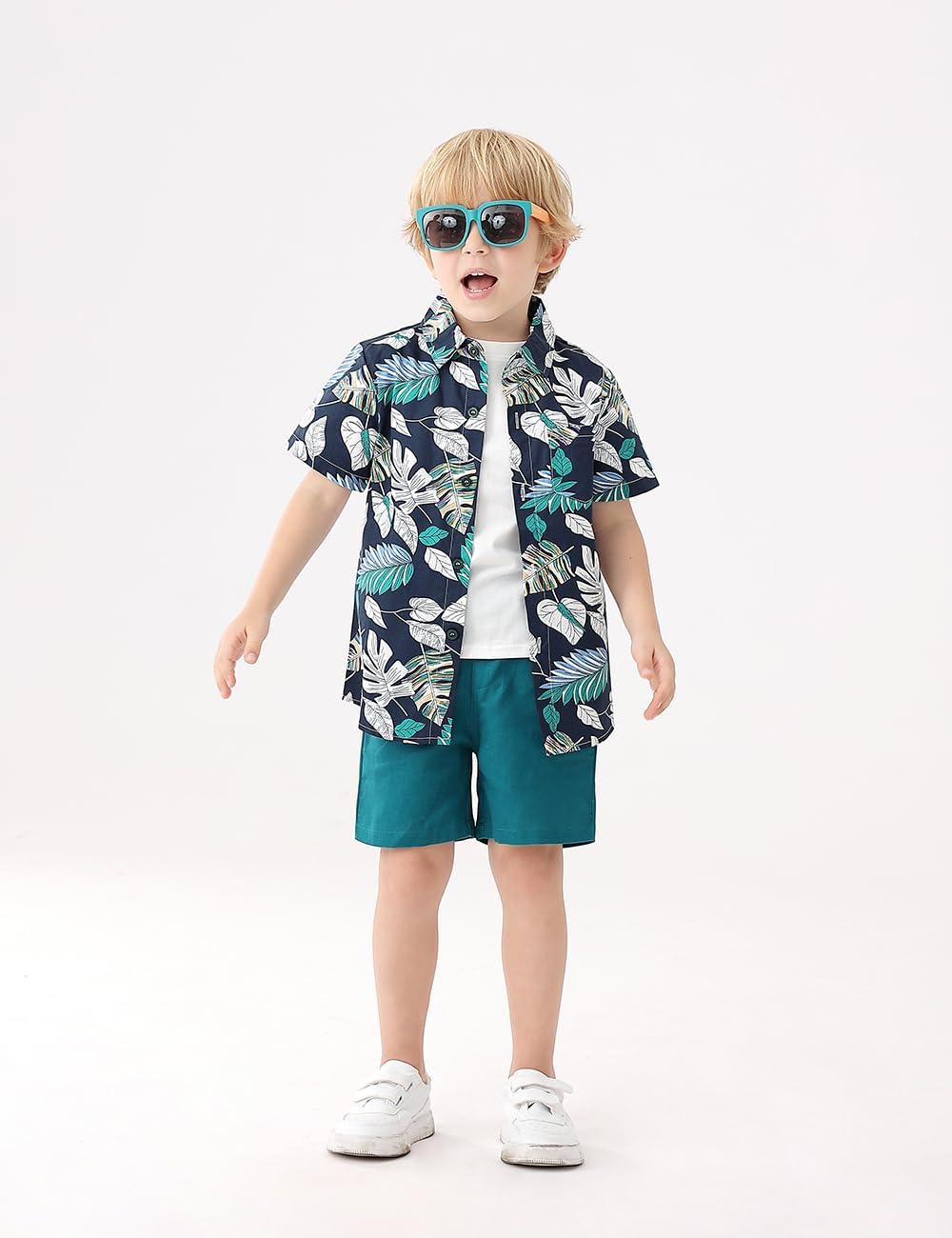 JunNeng 3Pcs HibiscusTSet for Toddlers Perfect for Beach adventures