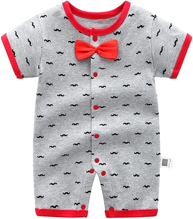 Simplee Kids Baby Boy Summer Romper Cartoon Print Locations