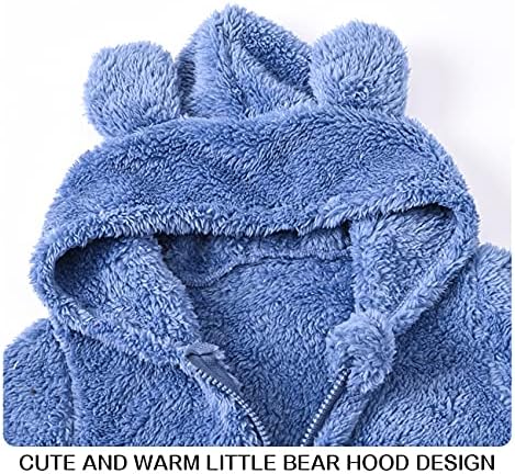 Cute Bear Fleece Romper for Babies