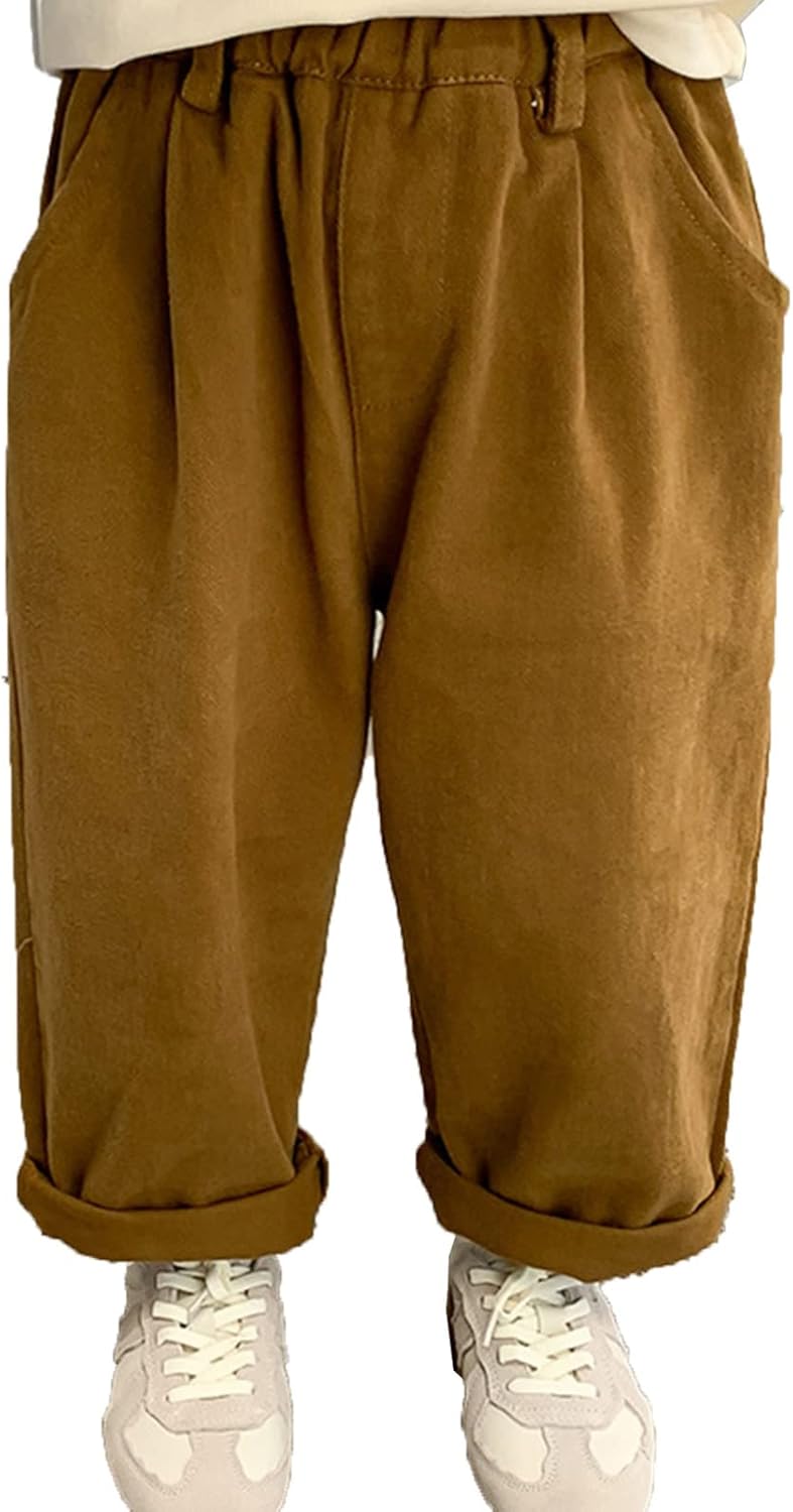 YOOJIA Toddler Corduroy Pants for Baby Boy Girl