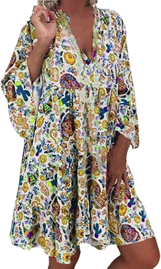 Elegant Boho Summer Dress - 2025 Casual