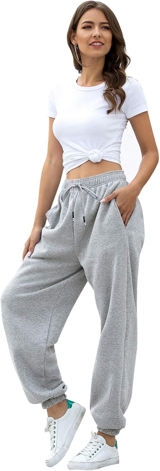 Kyerivs Womens Cinch Bottom Sweatpants