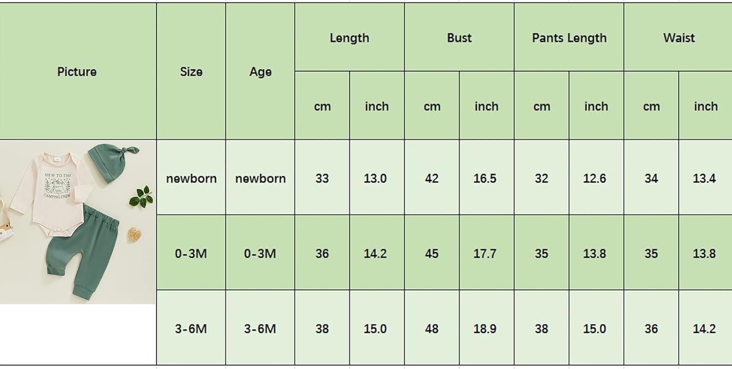 Perfect Fall Outfit for Newborns SocutebabeObj178 Romper Pants Hat Set