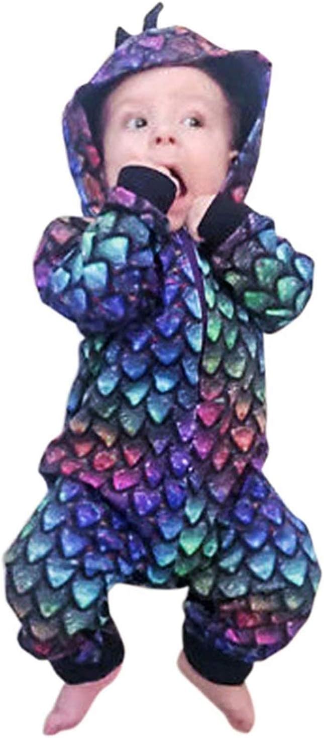 Cartoon Dragon Dinosaur Senior Baby Romper Journey