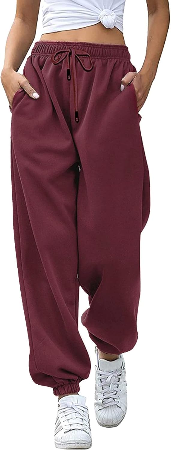 Appositely Designed Breathable Womens Open-Bottom Sweatpants for Teens -