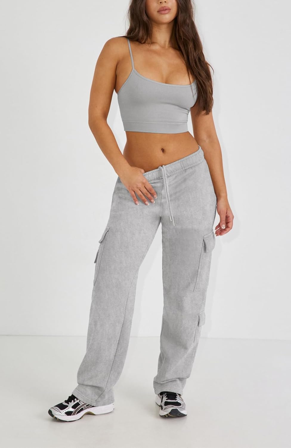 High-Waisted Cargo Joggers for Women