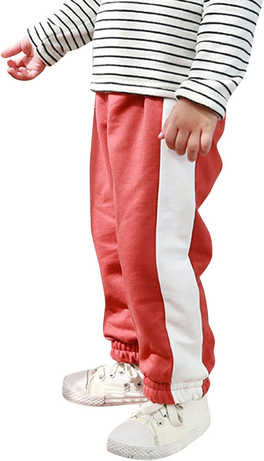Comfortable Red sweatpants for toddlers