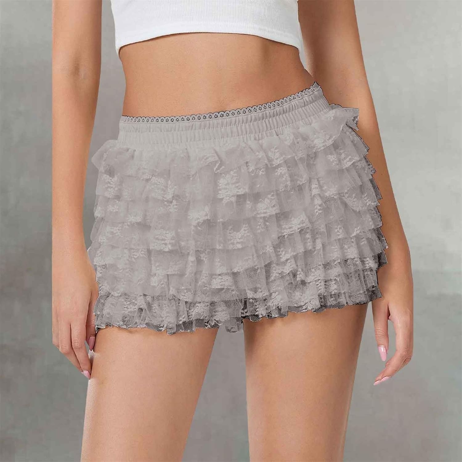 Ruffle Womens Trendy Short - Sweet Perfect for Everyday