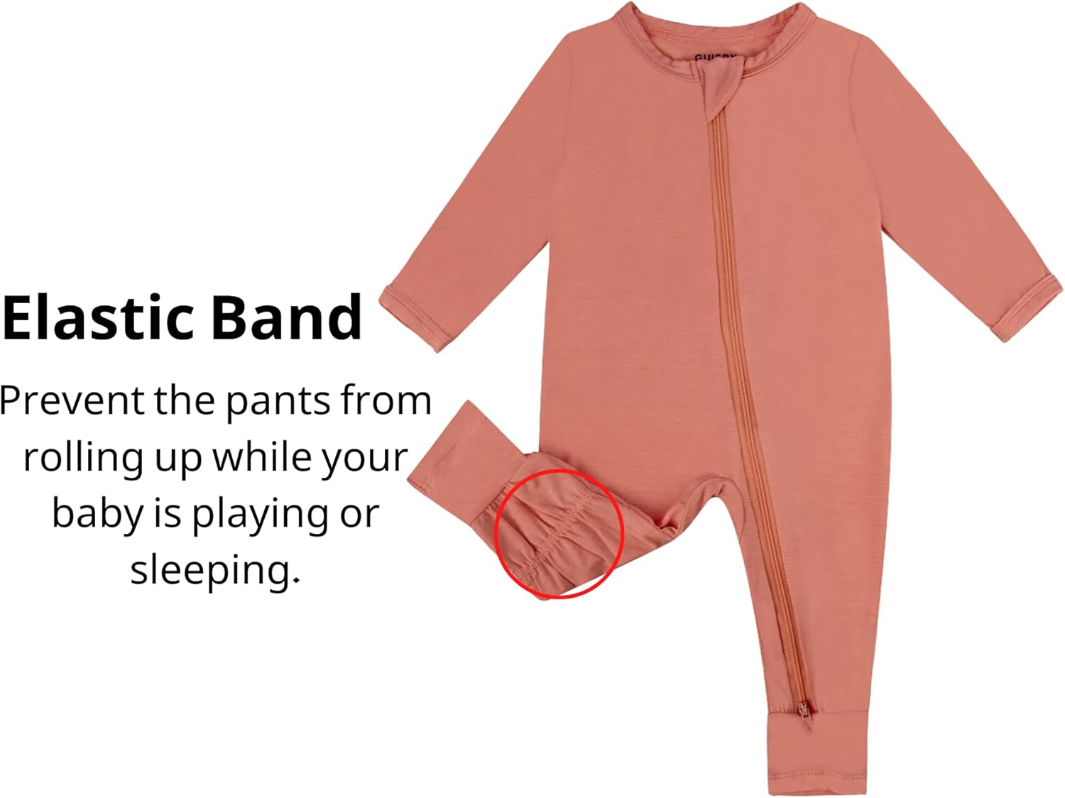 Guisby Baby Rompers 2-in-1 Pajamas