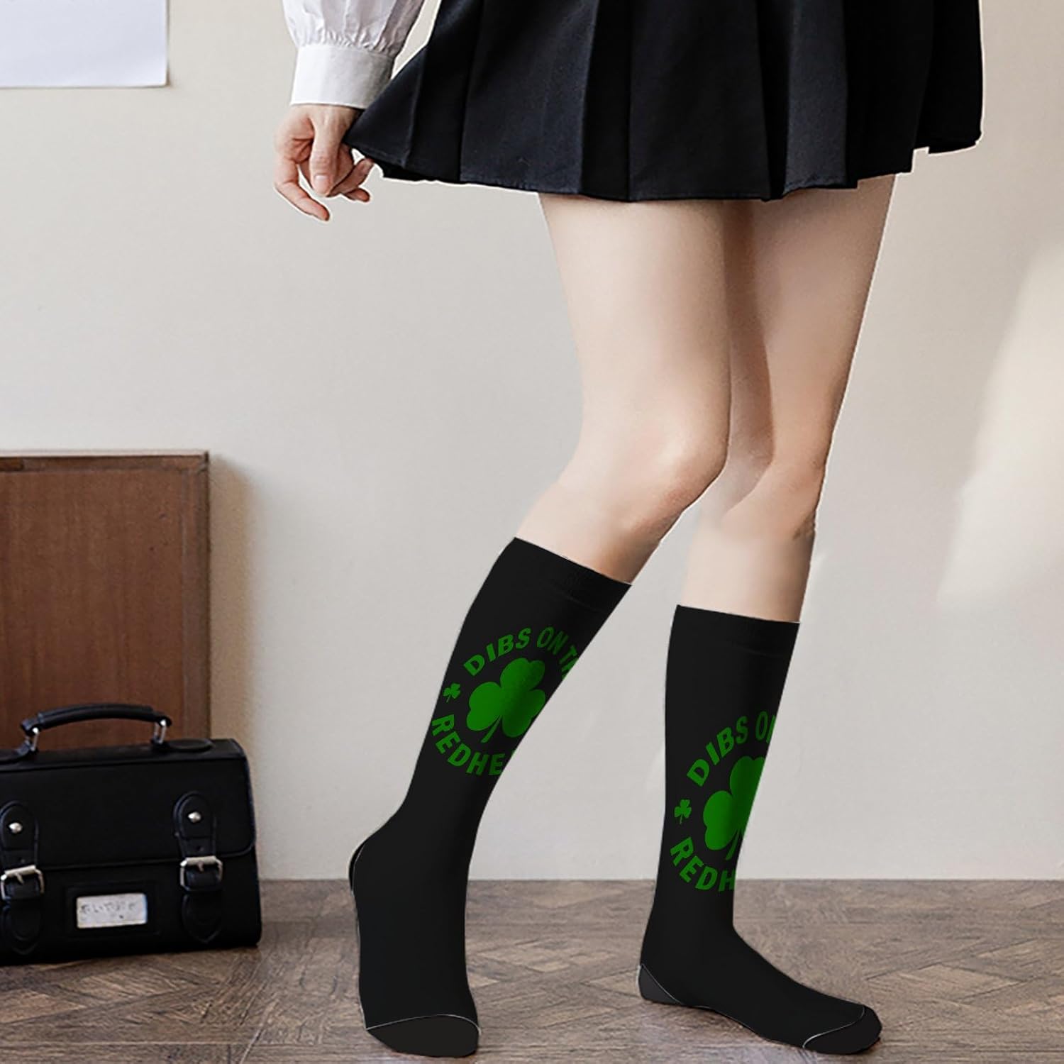 St Patricks Day Funny Socks for Women Creative Gift Uniqueon