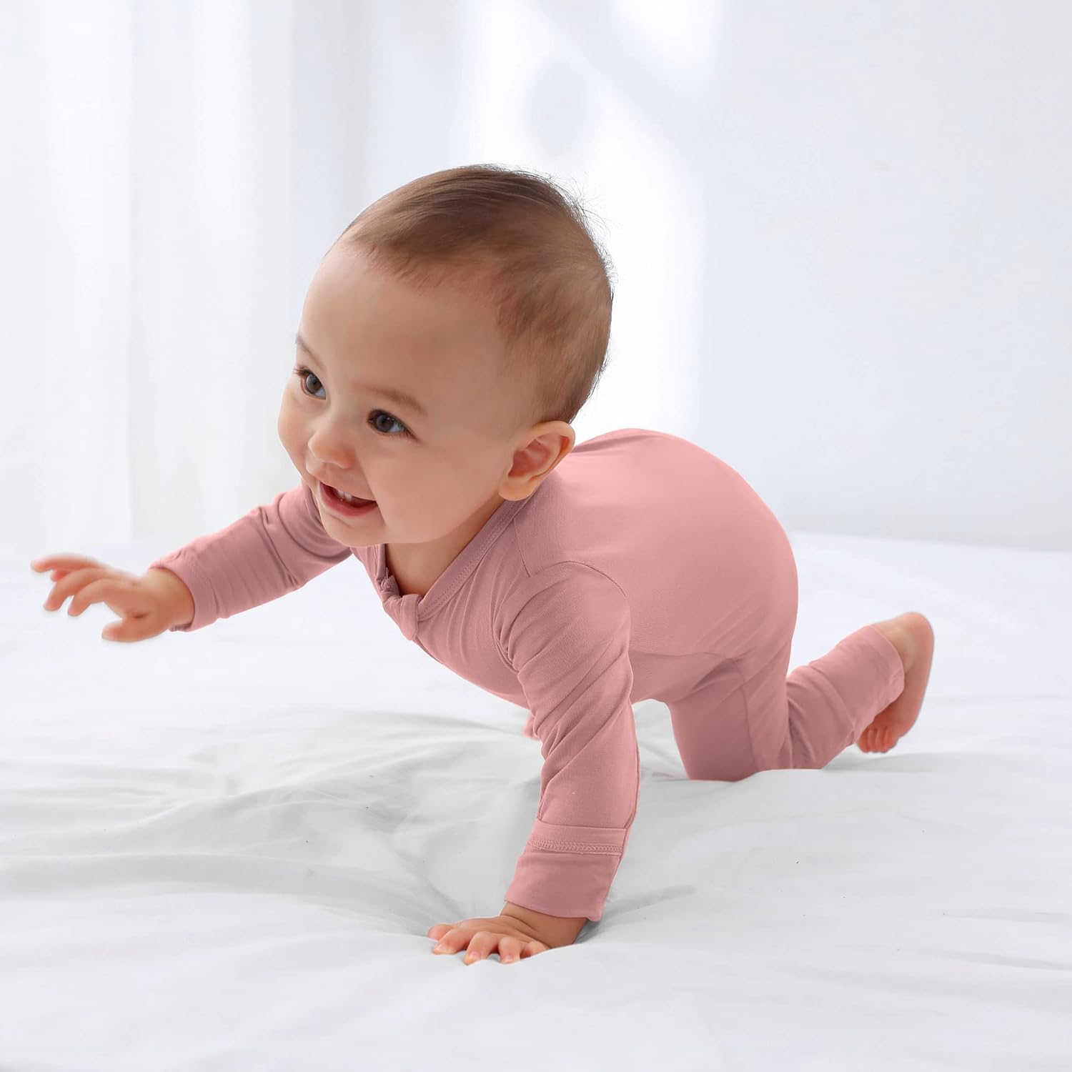 Guisby Baby Rompers 2-in-1 Pajamas