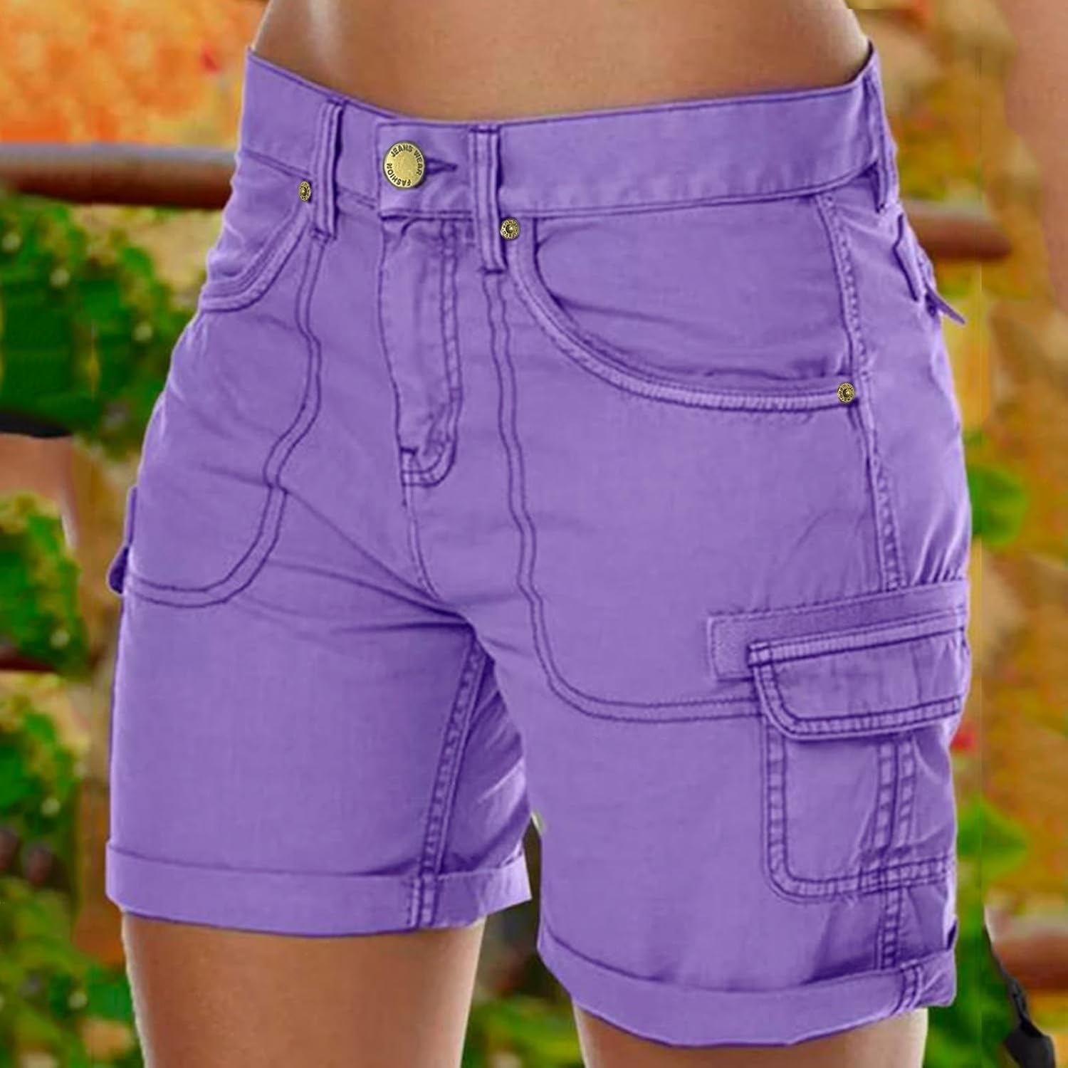 Stylish Y2K-Inspired Comfortable Cargo Shorts for Women