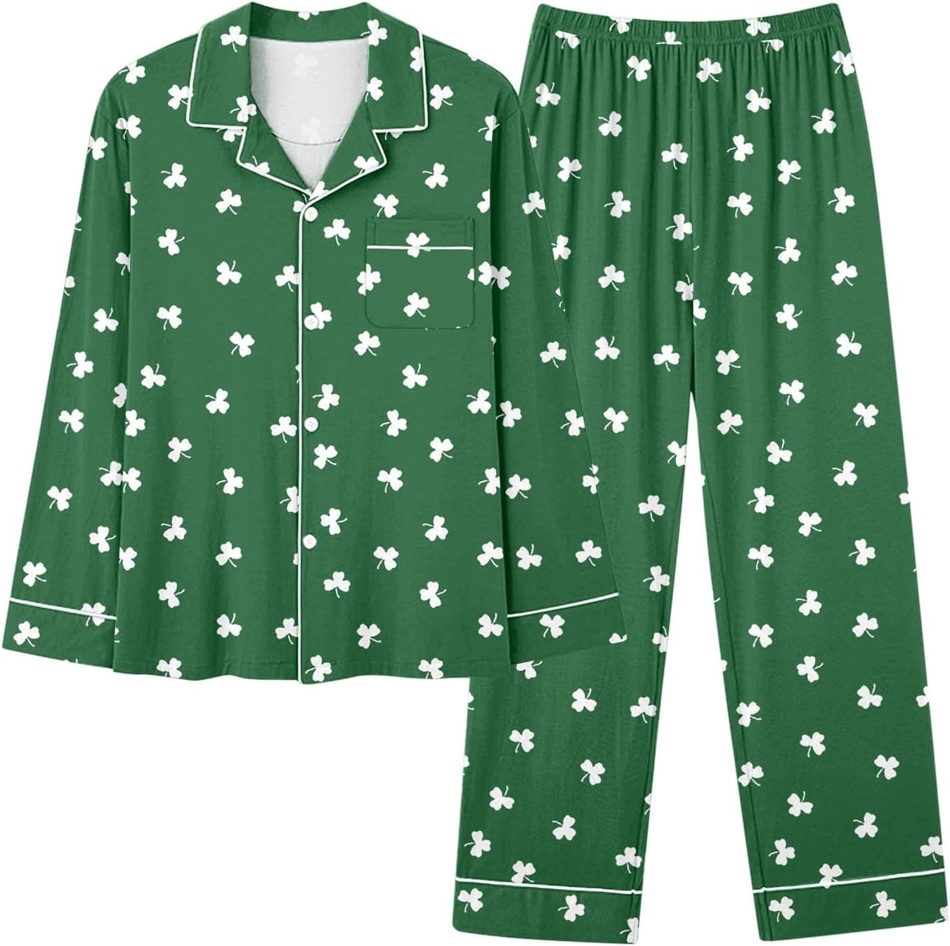 St Patricks Day Irish Green Pajama Set