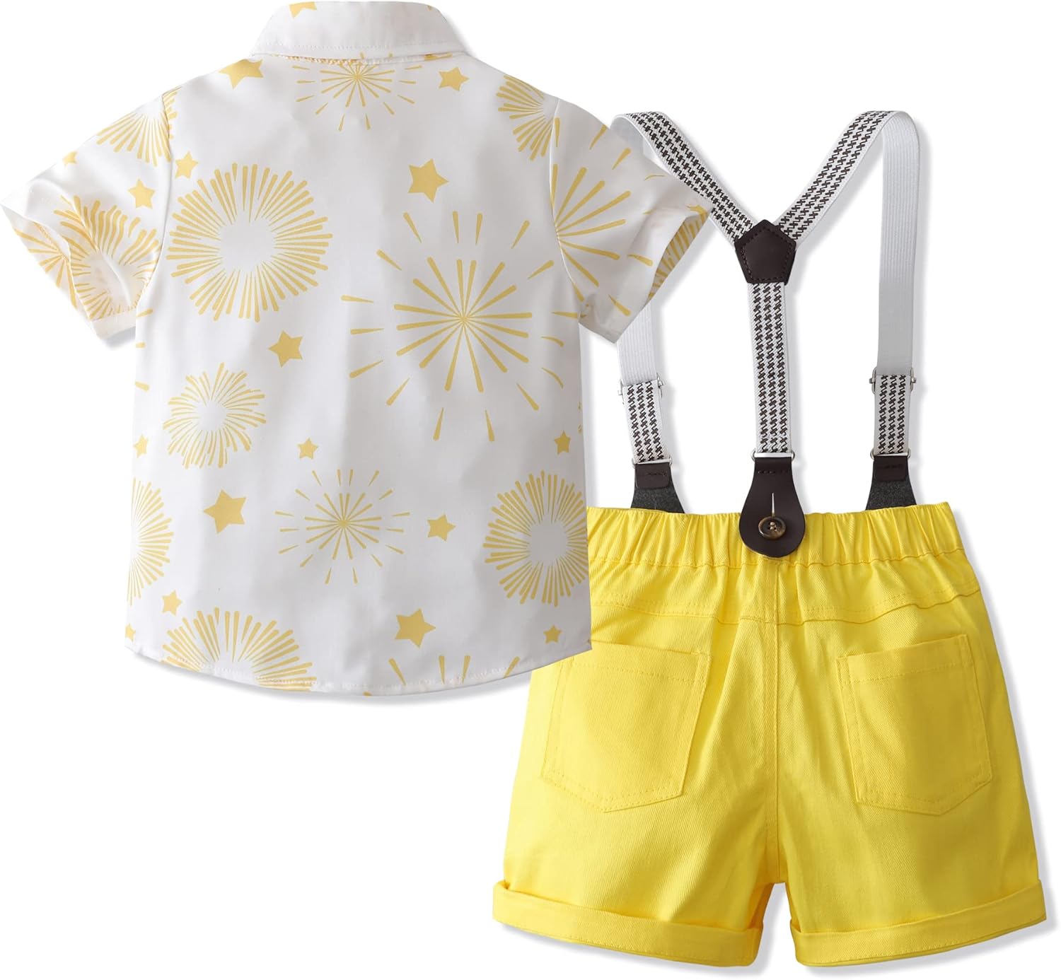Tiepant Boys Fireworks Printed Summer Shorts