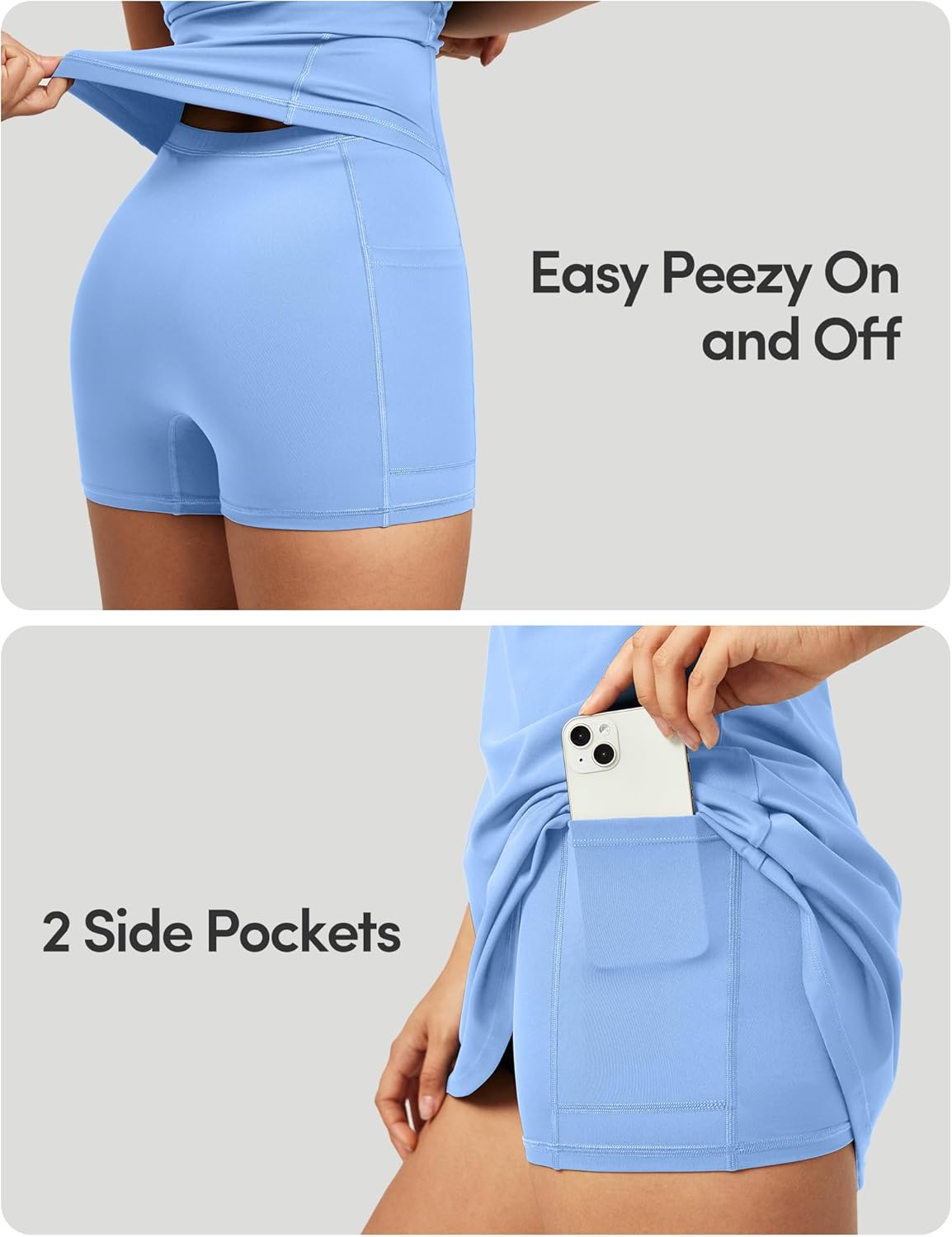 IUGA Tennis Dress for Women with Built-in Shorts and Bra